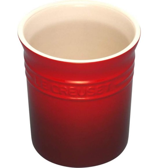 Le Creuset Poterie Crock, Cherry - Picture 1 of 10